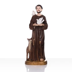Figurka Św.Franciszka z gołąbkami.Duża 100 cm / na zamówienie